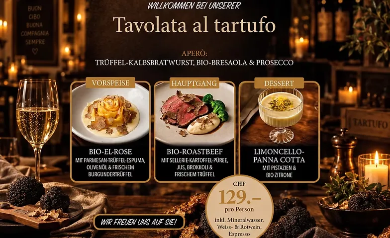 Tavolata al Tartufo.