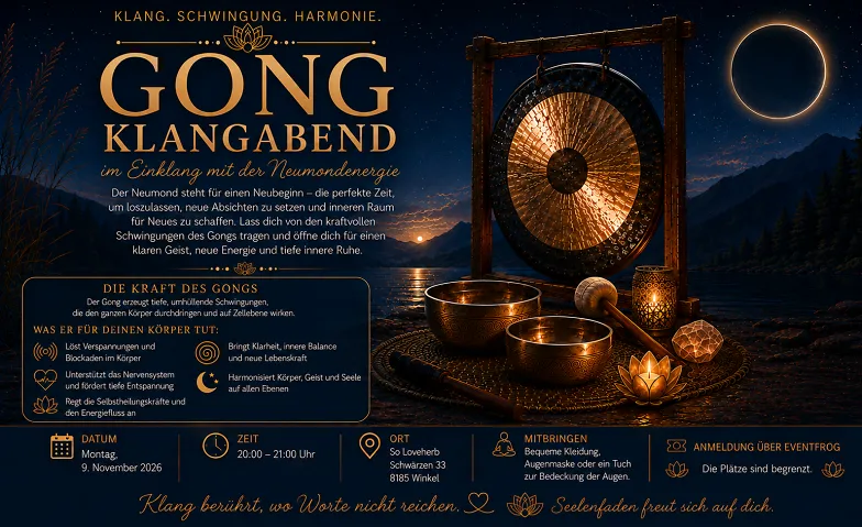 Gong Klangabend – Neumond