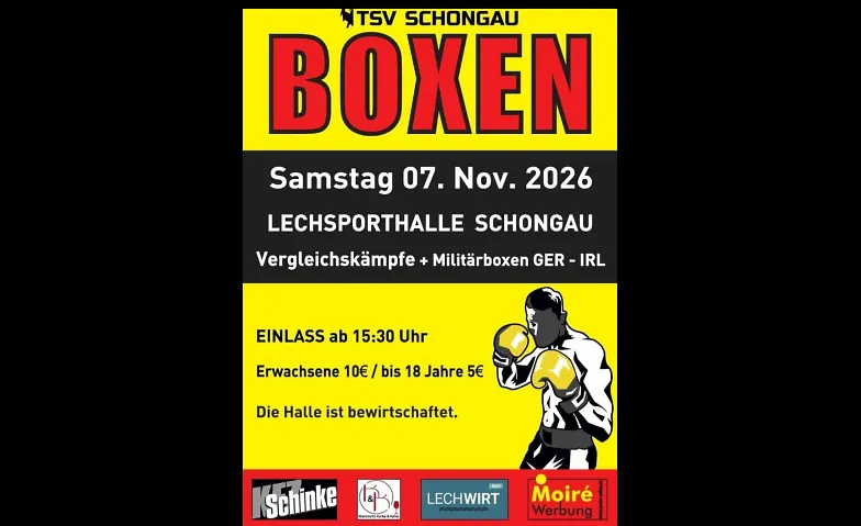 Boxen: „5. Günther-Meier-Pokal“ - Das Live Event in Schongau