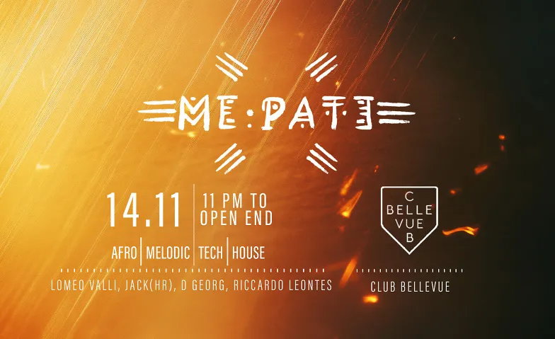 MePate – Afro, Melodic & Tech House Club Bellevue