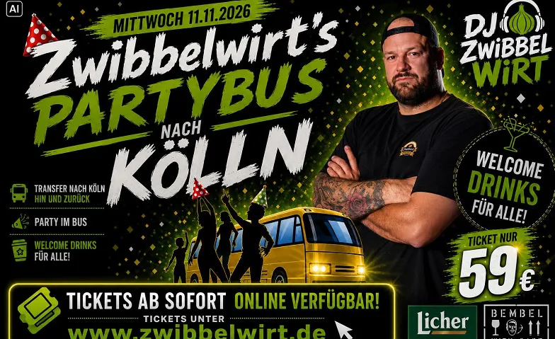 Legendärer Zwibbelwirt Partybus