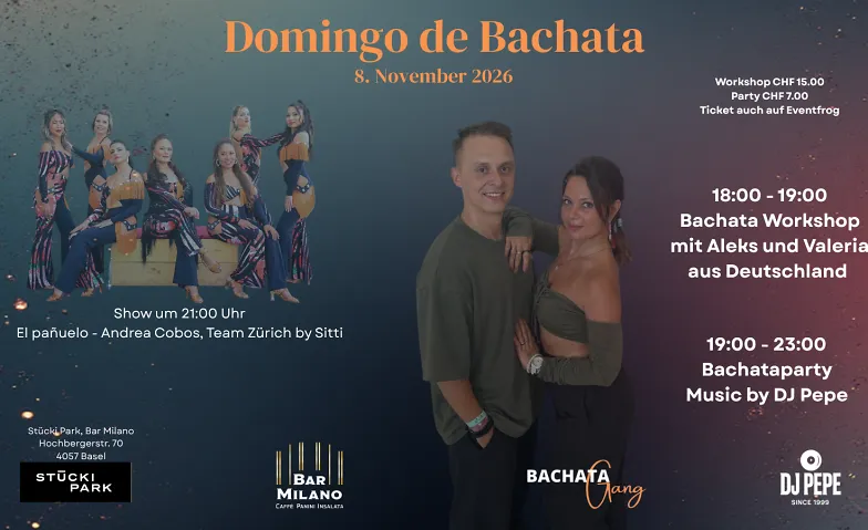 Domingo de Bachata vom 8.11.
