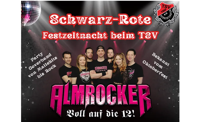 Schwarz-Rote Festzeltnacht beim TSV