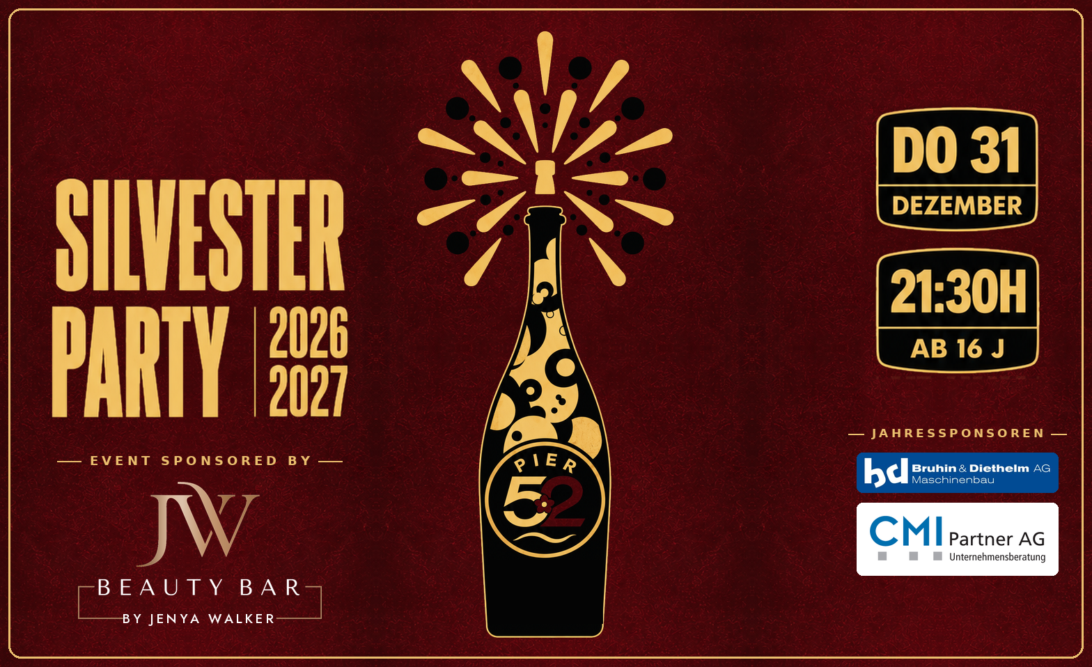 PIER 52 – Silvesterparty 2026