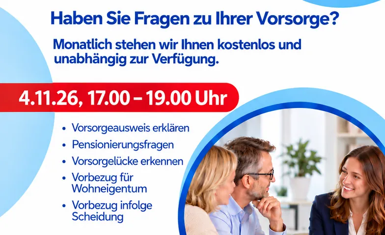 Kostenlose Auskunft bei Fragen zum Thema Pensionskasse