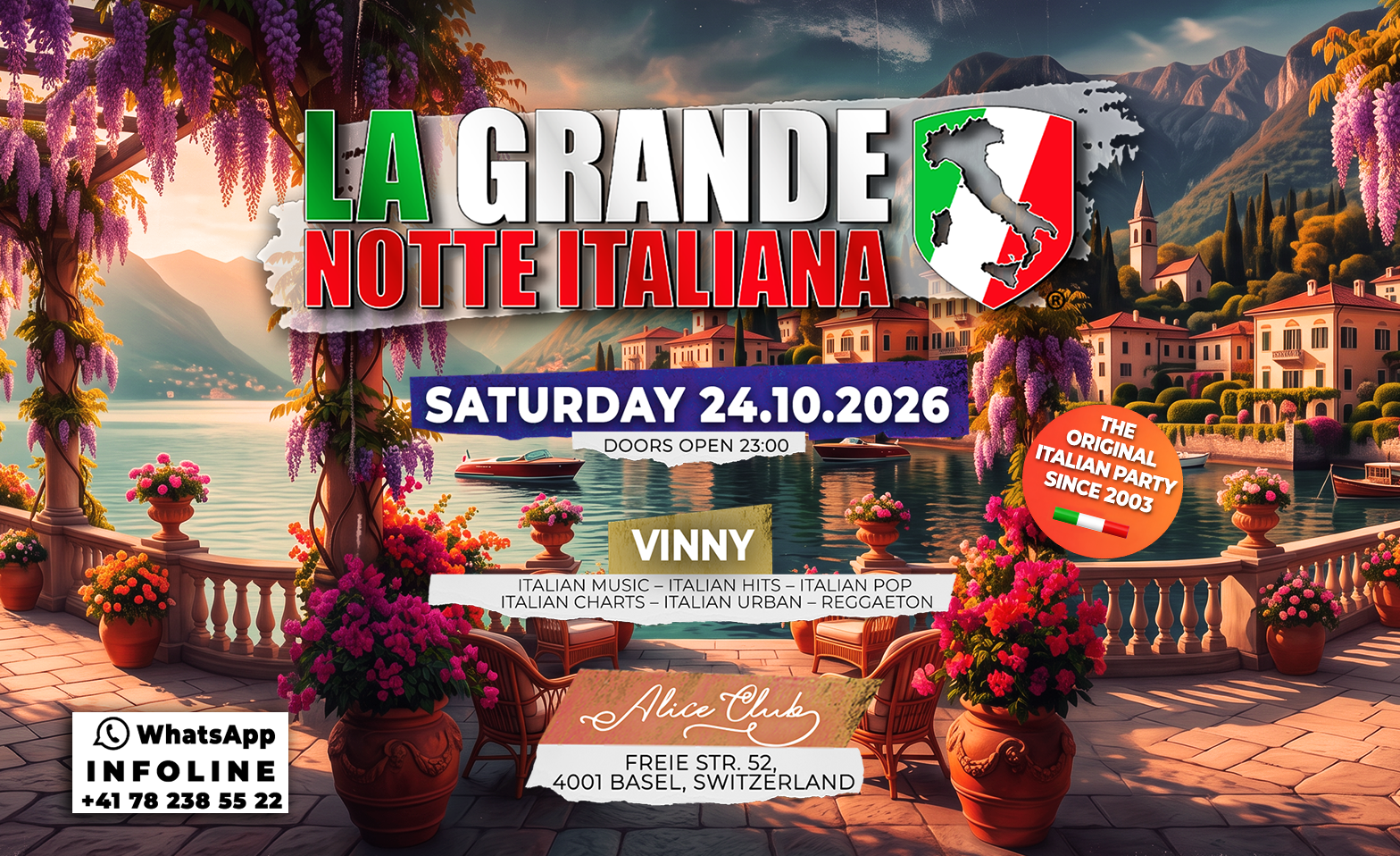 La Grande Notte Italiana @ Alice Club Basel