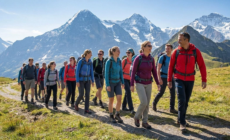 Herbstwanderung der Pro Sectute über dem Baldeggersee