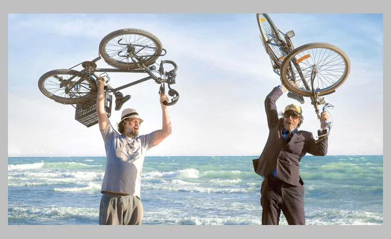 À bicyclette