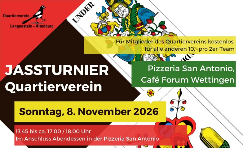 Jassturnier des Quartiervereins Langenstein-Altenburg