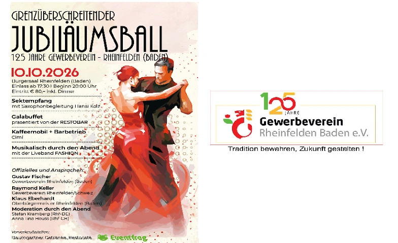 Jubiläumsball 125 Jahre Gewerbeverein Rheinfelden (Baden)