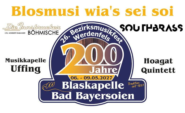 Blosmusi wia's sei soi - 200 Jahre BBB