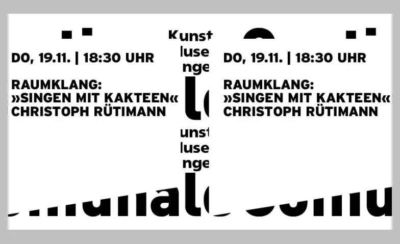 Raumklang - Singen mit Kakteen