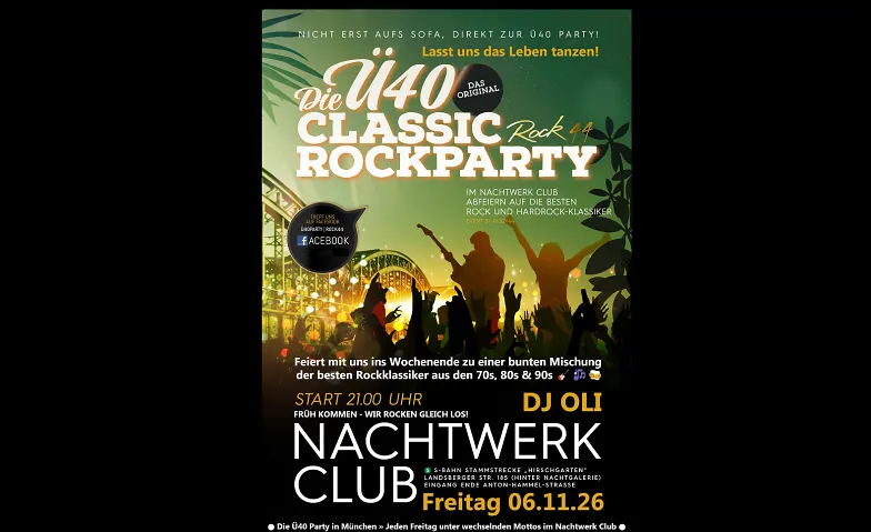 Ü40 PARTY MÜNCHEN » Die große Ü40 Classic-Rockparty