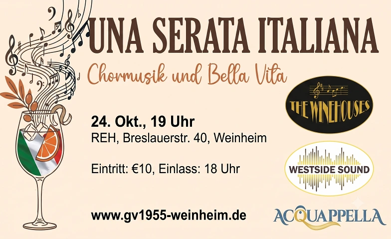 Una serata italiana - Chormusik und Bella Vita