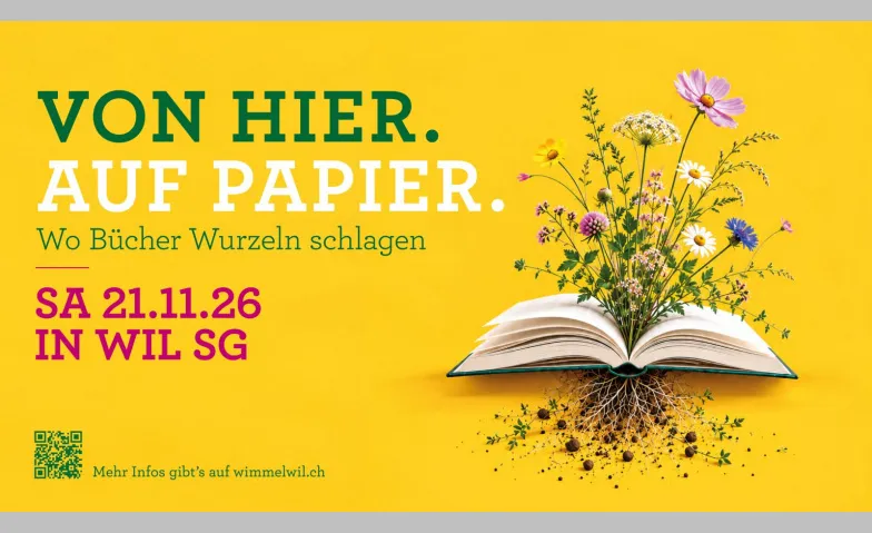 Von Hier. Auf Papier. Wo Bücher Wurzeln schlagen