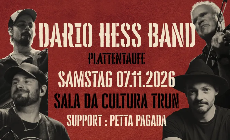 DARIO HESS BAND - Plattentaufe "canzuns da libertad" in Trun