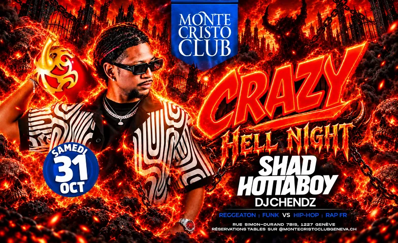 CRAZY — HELL NIGHT  SHAD HOTTABOY