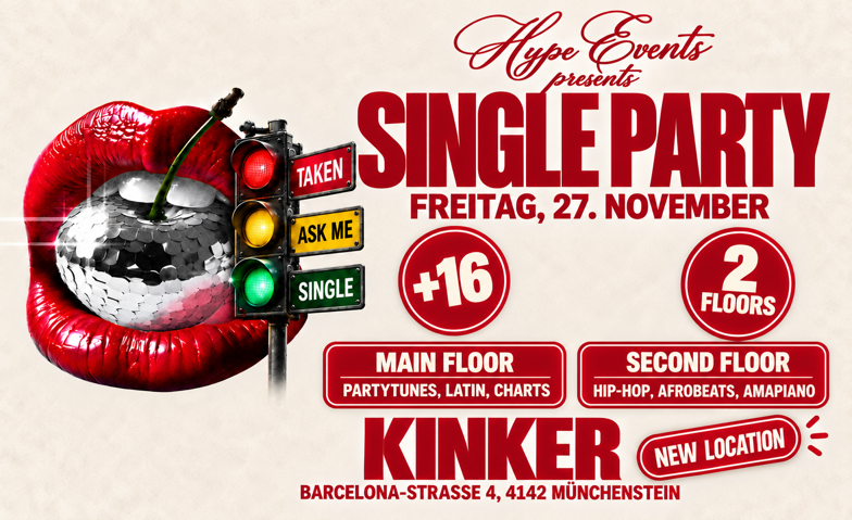 SINGLE PARTY ( 2 FLOOR SPECIAL) - KINKER, BASEL (+16)