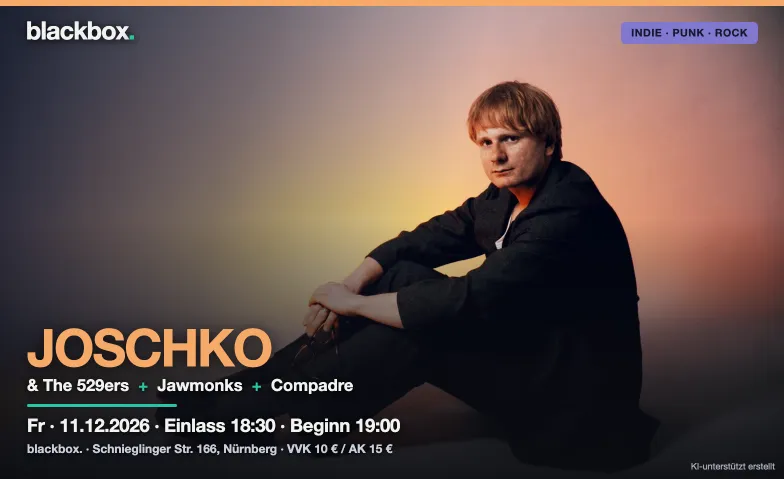 Joschko & The 529ers + Jawmonks + Compadre