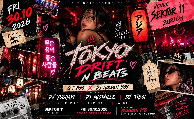 Asian Halloween party ( Tokyo drift and beats)