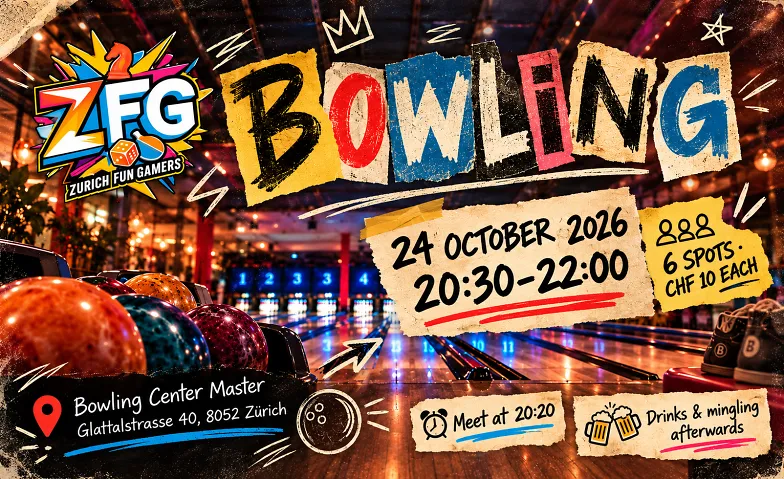 ZFG Bowling Night   Socialising & Drinks