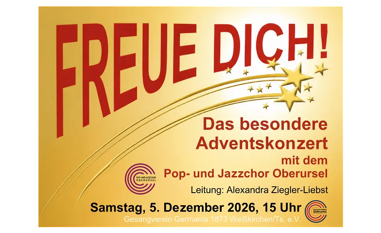 Adventskonzert  des Pop- und Jazzchor Oberursel
