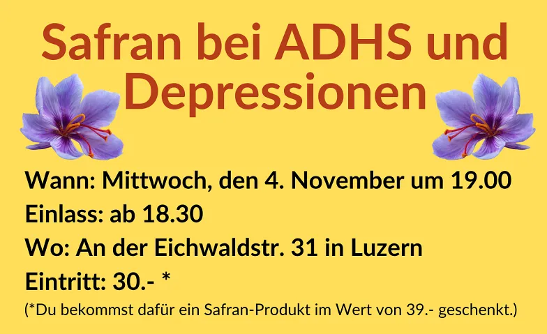Safran bei ADHS und Depressionen