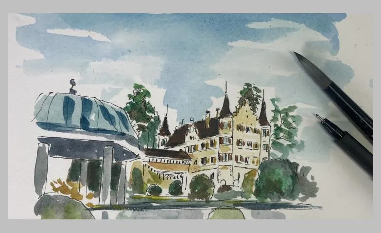 Urban Sketching im Park