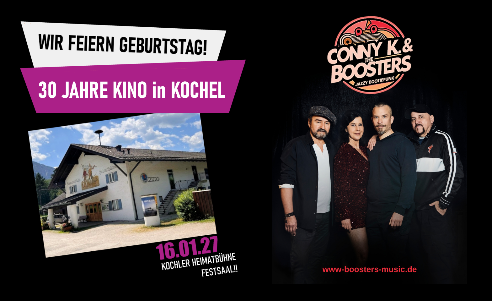 Jubiläumsfeier 30 Jahre Kino in Kochel