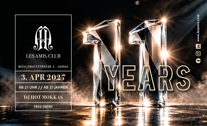 11 YEARS LES AMIS.CLUB – LET'S PARTY
