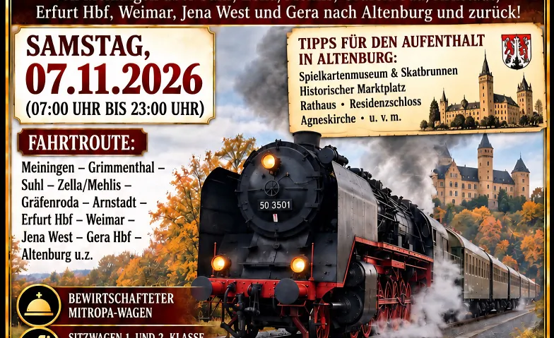 Dampf-Sonderzug "ALTENBURG-EXPRESS"