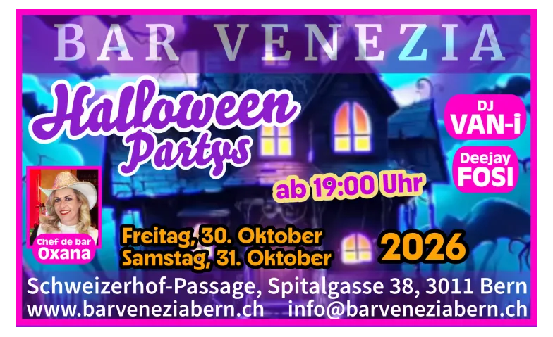 Halloween Partys in Bar Venezia
