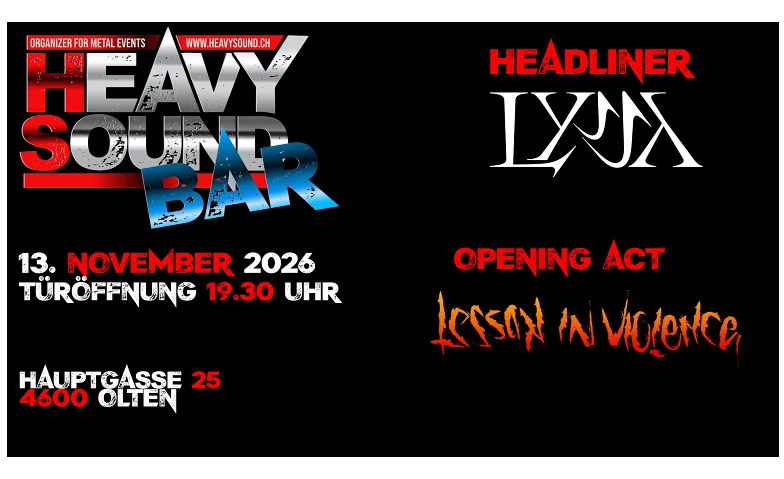 LYSSA /  LESSON IN VIOLENCE – Live