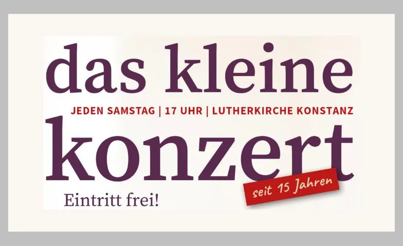 Das kleine Konzert