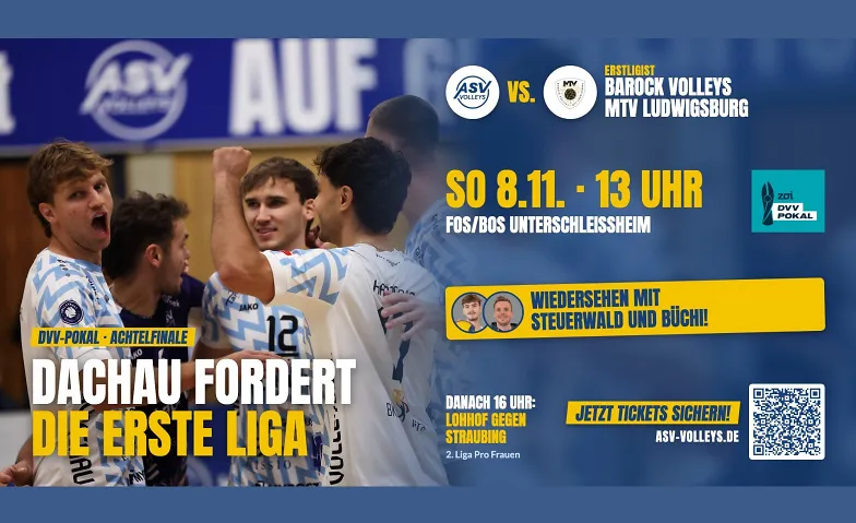 DVV-Pokal: ASV Volleys gegen Erstligist Ludwigsburg
