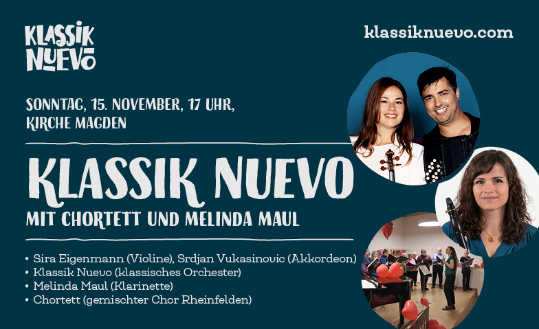 Klassik Nuevo mit Chortett und Melinda Maul