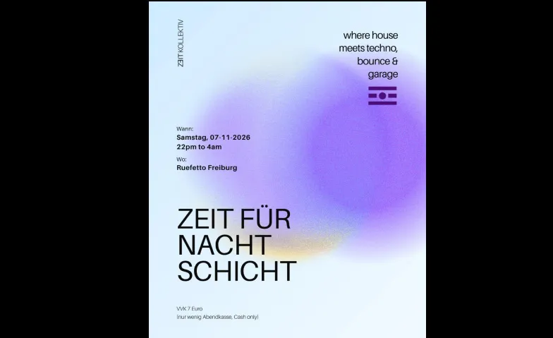 ZƎIT FÜR NACHTSCHICHT