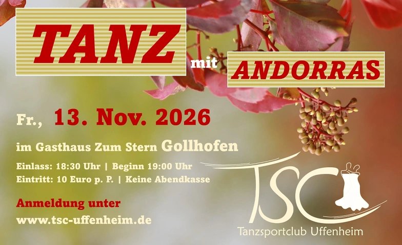 Tanzabend mit "Andorras"
