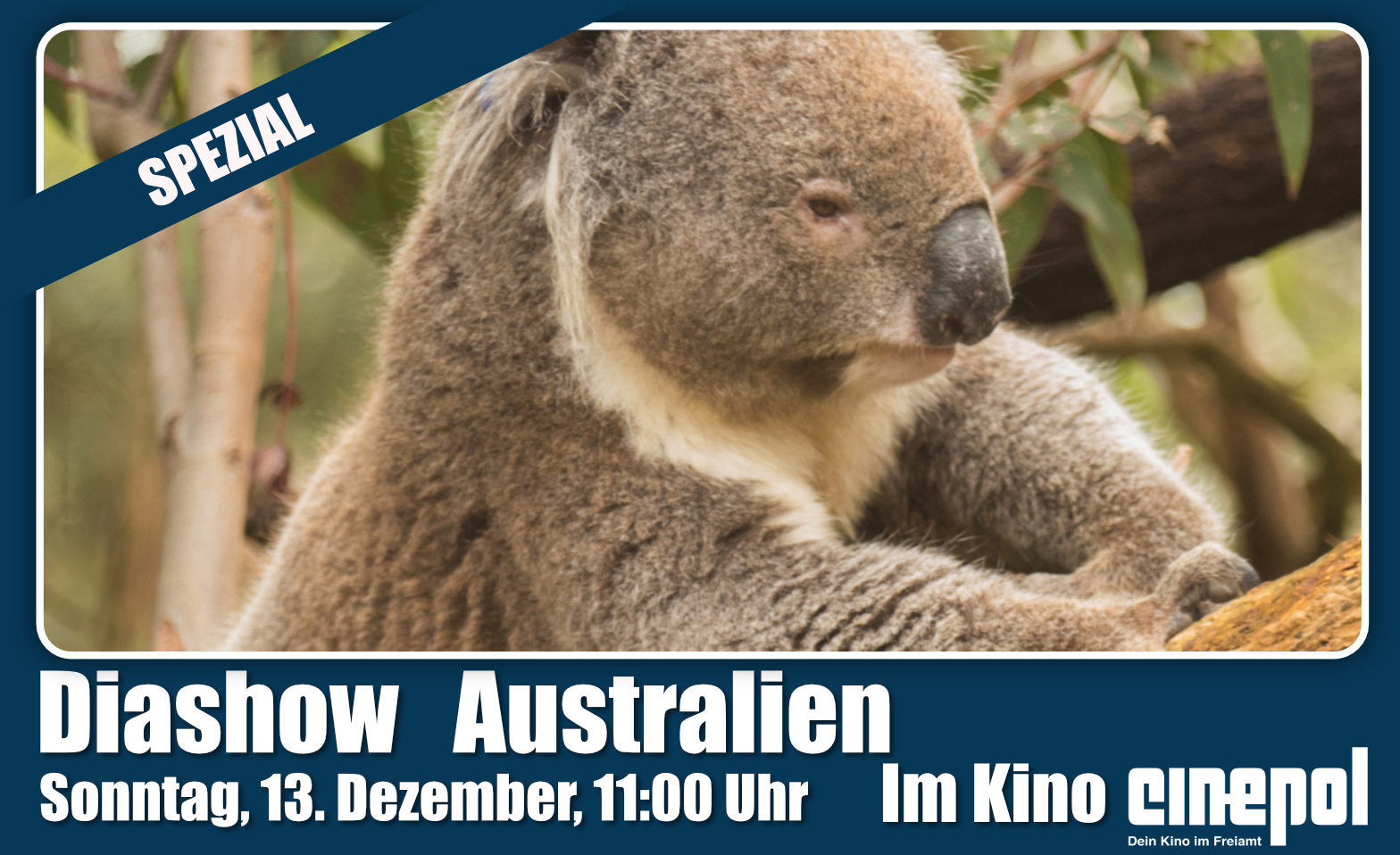 Diashow AUSTRALIEN im Kino Cinepol, Autorin anwesend