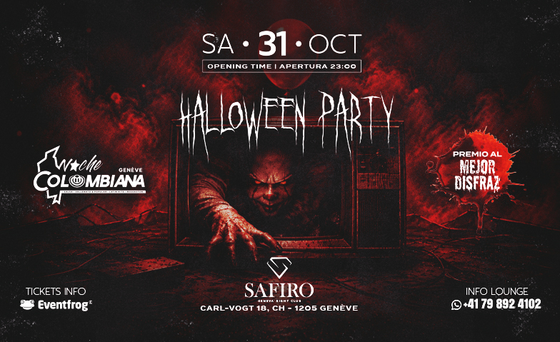 NOCHE COLOMBIANA GENÈVE (Halloween)