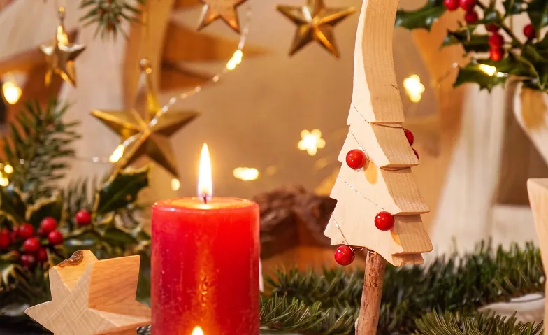 Weihnachtsmarkt am See - Brunnen