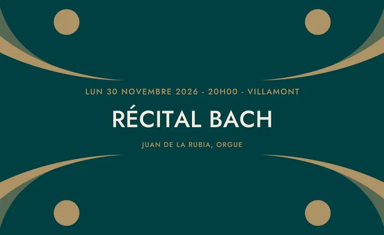 Récital Bach - Juan de la Rubia