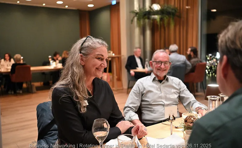 Rotating-Dinner: Tischtauschevent im Hotel Sedartis Thalwil