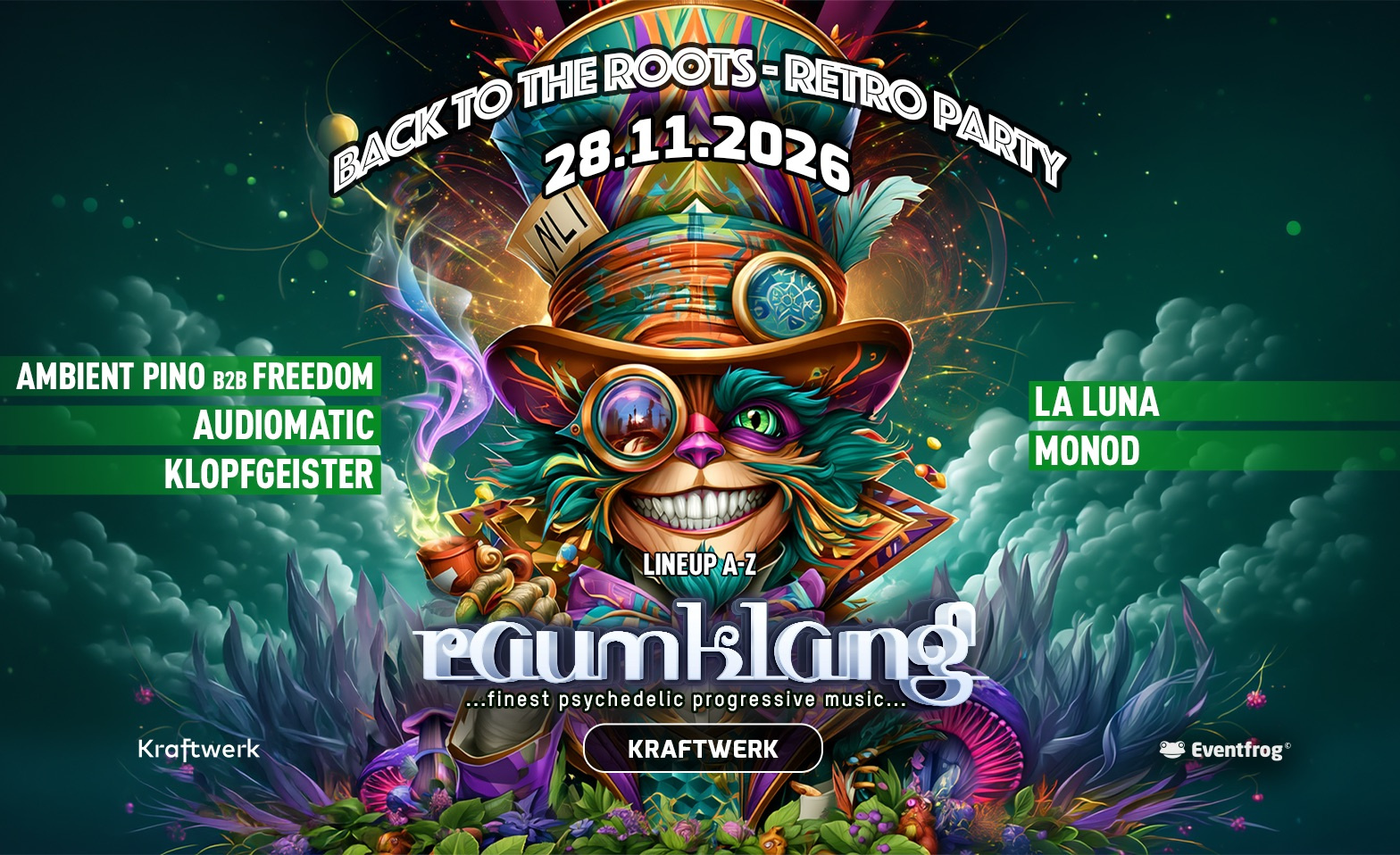 Raumklang goes BACK TO THE ROOTS - Retro Party 28.11.2026