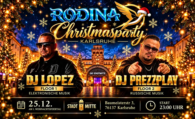 RODINA CHRISTMASPARTY KARLSRUHE