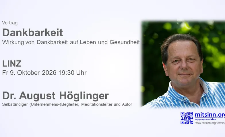 Dankbarkeit • Vortrag •  Dr. August Höglinger