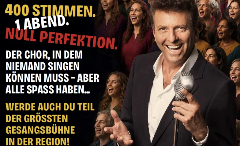 400-Stimmen-Challenge: Das SingSpektakel mit Bo Katzman