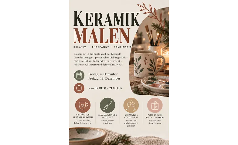 Keramik bemalen