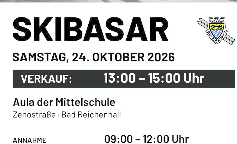 Skibasar des SK Bad Reichenhall