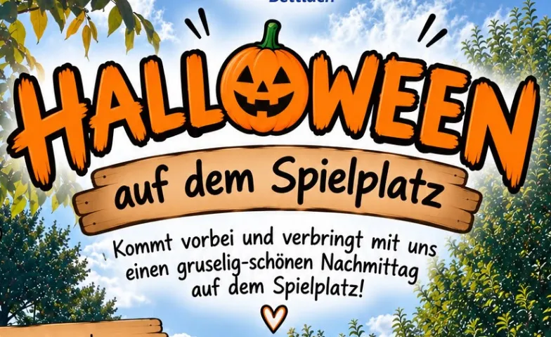 Halloween-Fest auf dem Spielplatz
